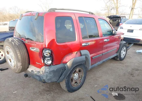 2006 Jeep Liberty Sport z USA, uszkodzony, nr VIN 1J4GL48K46W184779